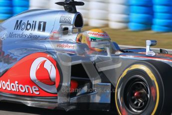 © 2012 Octane Photographic Ltd. Jerez Winter Test Day 4 - Friday 10th February 2012. McLaren MP4/27 - Lewis Hamilton. Digital Ref : 0221lw1d9700