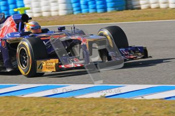 © 2012 Octane Photographic Ltd. Jerez Winter Test Day 4 - Friday 10th February 2012. Toro Rosso STR7 - Jean-Eric Vergne. Digital Ref : 0221lw1d9802