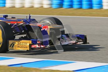 © 2012 Octane Photographic Ltd. Jerez Winter Test Day 4 - Friday 10th February 2012. Toro Rosso STR7 - Jean-Eric Vergne. Digital Ref : 0221lw1d9804