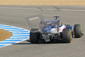 © 2012 Octane Photographic Ltd. Jerez Winter Test Day 4 - Friday 10th February 2012. Williams FW34 - Bruno Senna. Digital Ref : 0221lw1d9875