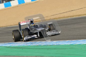 © 2012 Octane Photographic Ltd. Jerez Winter Test Day 4 - Friday 10th February 2012. Williams FW34 - Bruno Senna. Digital Ref : 0221lw1d9885