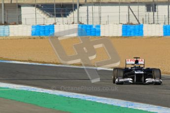 © 2012 Octane Photographic Ltd. Jerez Winter Test Day 4 - Friday 10th February 2012. Williams FW34 - Bruno Senna. Digital Ref : 0221lw1d9901