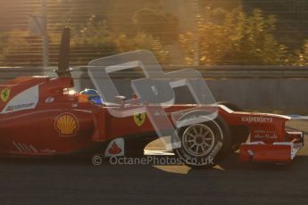 © 2012 Octane Photographic Ltd. Jerez Winter Test Day 4 - Friday 10th February 2012. Ferrari F2012 - Fernando Alonso. Digital Ref : 0221lw7d4108