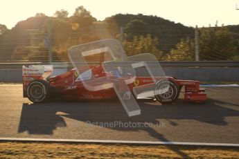 © 2012 Octane Photographic Ltd. Jerez Winter Test Day 4 - Friday 10th February 2012. Ferrari F2012 - Fernando Alonso. Digital Ref : 0221lw7d4138