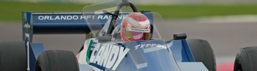© Octane Photographic Ltd. Masters Racing – Pre-season testing – Donington Park, 5th April 2012. Single-seater classes, Tyrrell , Historic F1. Digital Ref : 0271cb1d0707