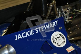 © Octane Photographic Ltd. Masters Racing – Pre-season testing – Donington Park, 5th April 2012. Single-seater classes, Tyrrell , Historic F1. Digital Ref : 0271cb7d6411