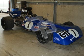 © Octane Photographic Ltd. Masters Racing – Pre-season testing – Donington Park, 5th April 2012. Single-seater classes, Tyrrell , Historic F1. Digital Ref : 0271cb7d6413
