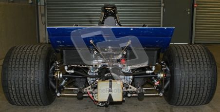 © Octane Photographic Ltd. Masters Racing – Pre-season testing – Donington Park, 5th April 2012. Single-seater classes, Tyrrell , Historic F1. Digital Ref : 0271cb7d6415