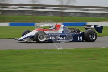 © Octane Photographic Ltd. Masters Racing – Pre-season testing – Donington Park, 5th April 2012. Single-seater classes, Historic F1. Digital Ref : 0272lw7d0500