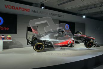 © 2012 Octane Photographic Ltd. Vodafone McLaren Mercedes Technical Car Launch MP4/27 Digital Ref : 0216lw1d2208