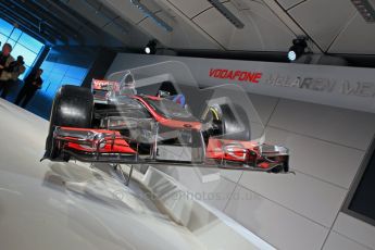 © 2012 Octane Photographic Ltd. Vodafone McLaren Mercedes Technical Car Launch MP4/27 Digital Ref : 0216lw1d2226