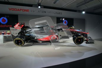 © 2012 Octane Photographic Ltd. Vodafone McLaren Mercedes Technical Car Launch MP4/27 Digital Ref : 0216lw1d2248