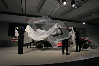 © 2012 Octane Photographic Ltd. Vodafone McLaren Mercedes Technical Car Launch MP4/27 Digital Ref : 0216lw1d2324