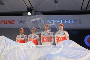 © 2012 Octane Photographic Ltd. Vodafone McLaren Mercedes Technical Car Launch MP4/27 Digital Ref : 0216lw7d2414