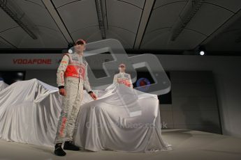 © 2012 Octane Photographic Ltd. Vodafone McLaren Mercedes Technical Car Launch MP4/27 Digital Ref : 0216lw7d2448
