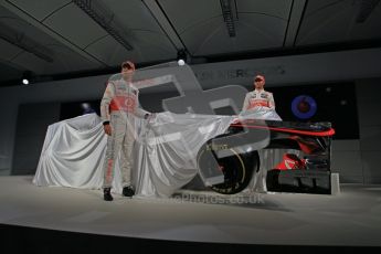 © 2012 Octane Photographic Ltd. Vodafone McLaren Mercedes Technical Car Launch MP4/27 Digital Ref : 0216lw7d2483