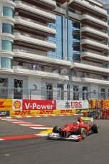 © Octane Photographic Ltd. 2012. F1 Monte Carlo - Practice 3. Saturday 26th May 2012. Fernando Alonso - Ferrari. Digital Ref : 0354cb1d6340