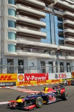 © Octane Photographic Ltd. 2012. F1 Monte Carlo - Practice 3. Saturday 26th May 2012. Mark Webber - Red Bull. Digital Ref : 0354cb1d6353