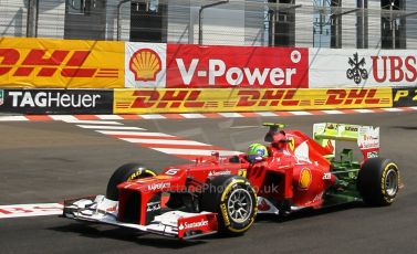 © Octane Photographic Ltd. 2012. F1 Monte Carlo - Practice 3. Saturday 26th May 2012. Felipe Massa - Ferrari. Digital Ref : 0354cb1d6360