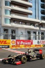 © Octane Photographic Ltd. 2012. F1 Monte Carlo - Practice 3. Saturday 26th May 2012. Kimi Raikkonen - Lotus. Digital Ref : 0354cb1d6375