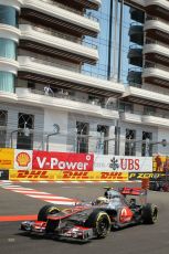 © Octane Photographic Ltd. 2012. F1 Monte Carlo - Practice 3. Saturday 26th May 2012. Lewis Hamilton - McLaren. Digital Ref : 0354cb1d6384