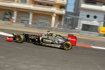 © Octane Photographic Ltd. 2012. F1 Monte Carlo - Practice 3. Saturday 26th May 2012. Kimi Raikkonen - Lotus. Digital Ref : 0354cb1d6389