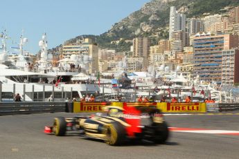 © Octane Photographic Ltd. 2012. F1 Monte Carlo - Practice 3. Saturday 26th May 2012. Kimi Raikkonen - Lotus. Digital Ref : 0354cb1d6410