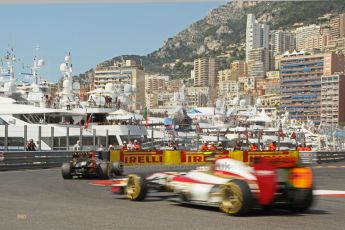 © Octane Photographic Ltd. 2012. F1 Monte Carlo - Practice 3. Saturday 26th May 2012. Narain Karthikeyan - HRT. Digital Ref : 0354cb1d6413