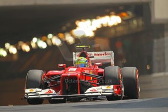 © Octane Photographic Ltd. 2012. F1 Monte Carlo - Practice 3. Saturday 26th May 2012. Felipe Massa - Ferrari. Digital Ref : 0354cb1d6518