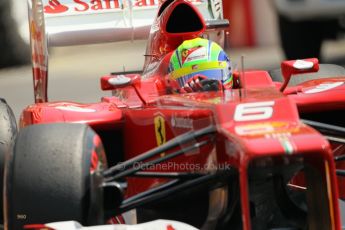 © Octane Photographic Ltd. 2012. F1 Monte Carlo - Practice 3. Saturday 26th May 2012. Felipe Massa - Ferrari. Digital Ref : 0354cb1d6541