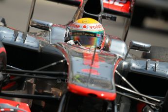 © Octane Photographic Ltd. 2012. F1 Monte Carlo - Practice 3. Saturday 26th May 2012. Lewis Hamilton - McLaren. Digital Ref : 0354cb1d6566