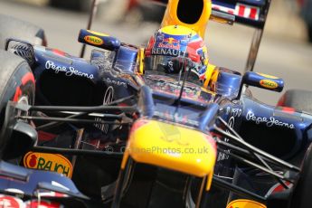 © Octane Photographic Ltd. 2012. F1 Monte Carlo - Practice 3. Saturday 26th May 2012. Mark Webber - Red Bull. Digital Ref : 0354cb1d6578