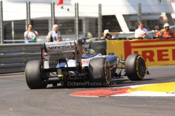 © Octane Photographic Ltd. 2012. F1 Monte Carlo - Practice 3. Saturday 26th May 2012. Bruno Senna - Williams. Digital Ref : 0354cb7d8434