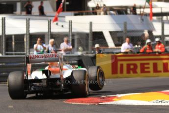 © Octane Photographic Ltd. 2012. F1 Monte Carlo - Practice 3. Saturday 26th May 2012. Paul di Resta - Fore India. Digital Ref : 0354cb7d8456