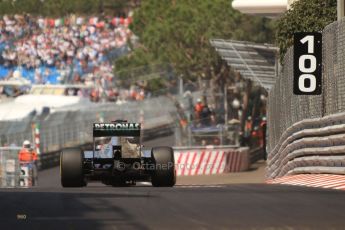 © Octane Photographic Ltd. 2012. F1 Monte Carlo - Practice 3. Saturday 26th May 2012. Michael Schumacher - Mercedes. Digital Ref : 0354cb7d8523