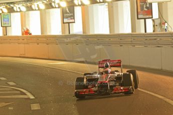 © Octane Photographic Ltd. 2012. F1 Monte Carlo - Practice 3. Saturday 26th May 2012. Jenson Button - McLaren. Digital Ref : 0354cb7d8593