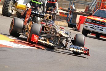 © Octane Photographic Ltd. 2012. F1 Monte Carlo - Practice 3. Saturday 26th May 2012. Kimi Raikkonen - Lotus. Digital Ref : 0354cb7d8698