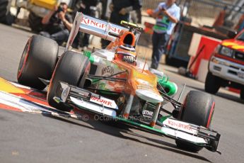 © Octane Photographic Ltd. 2012. F1 Monte Carlo - Practice 3. Saturday 26th May 2012. Nico Hulkenberg - Force India. Digital Ref : 0354cb7d8705