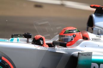 © Octane Photographic Ltd. 2012. F1 Monte Carlo - Practice 3. Saturday 26th May 2012. Michael Schumacher - Mercedes. Digital Ref : 0354cb7d8712