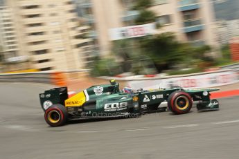 © Octane Photographic Ltd. 2012. F1 Monte Carlo - Race. Sunday 27th May 2012. Vitaly Petrov - Caterham. Digital Ref : 0357cb1d7675