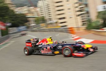 © Octane Photographic Ltd. 2012. F1 Monte Carlo - Race. Sunday 27th May 2012. Mark Webber - Red Bull. Digital Ref : 0357cb1d7710