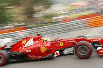 © Octane Photographic Ltd. 2012. F1 Monte Carlo - Race. Sunday 27th May 2012. Felipe Massa - Ferrari. Digital Ref : 0357cb1d7773
