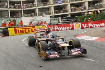 © Octane Photographic Ltd. 2012. F1 Monte Carlo - Race. Sunday 27th May 2012. Jean-Eric Vergne. Digital Ref : 0357cb1d7883