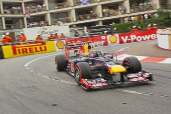 © Octane Photographic Ltd. 2012. F1 Monte Carlo - Race. Sunday 27th May 2012. Mark Webber - Red Bull. Digital Ref : 0357cb1d7888