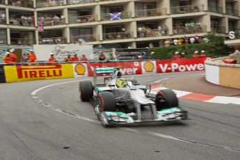 © Octane Photographic Ltd. 2012. F1 Monte Carlo - Race. Sunday 27th May 2012. Nico Rosberg - Mercedes. Digital Ref : 0357cb1d7890