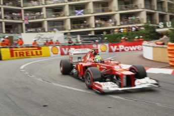 © Octane Photographic Ltd. 2012. F1 Monte Carlo - Race. Sunday 27th May 2012. Felipe Massa - Ferrari. Digital Ref : 0357cb1d7899