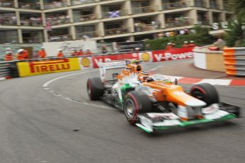 © Octane Photographic Ltd. 2012. F1 Monte Carlo - Race. Sunday 27th May 2012. Nico Hulkenberg - Force India. Digital Ref : 0357cb1d7910