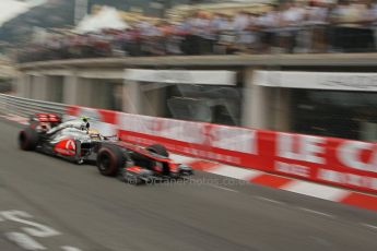 © Octane Photographic Ltd. 2012. F1 Monte Carlo - Race. Sunday 27th May 2012. Lewis Hamilton - McLaren. Digital Ref : 0357cb1d8005