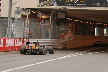 © Octane Photographic Ltd. 2012. F1 Monte Carlo - Race. Sunday 27th May 2012. Heikki Kovalainen enters the tunnel - Caterham. Digital Ref : 0357cb7d0061