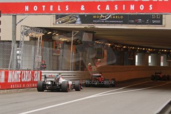 © Octane Photographic Ltd. 2012. F1 Monte Carlo - Race. Sunday 27th May 2012. Sergio Perez - Sauber chases Jean-Eric Vergne - Toro Rosso into the tunnel. Digital Ref : 0357cb7d0067